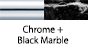 Chrome & Black Marble